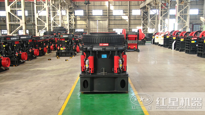 300型圓錐破碎機型號及參數(shù)，一小時能生產(chǎn)多少噸石子？